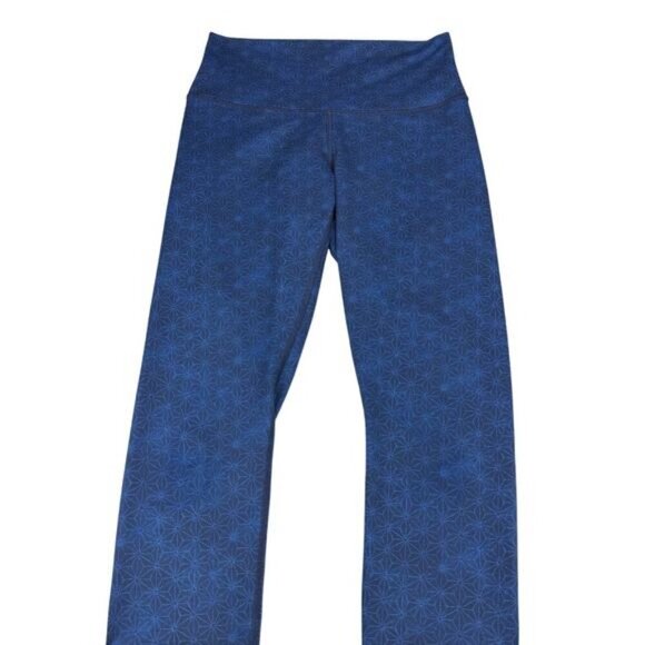 LULULEMON Wunder Under Crop II Full-On Luon 6 Sashico Star Inkwell Rugged Blue - Picture 3 of 6